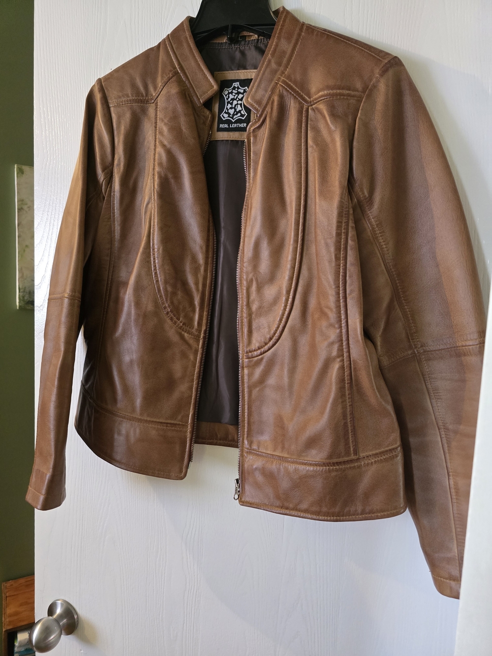Women's Brown Leather Jacket